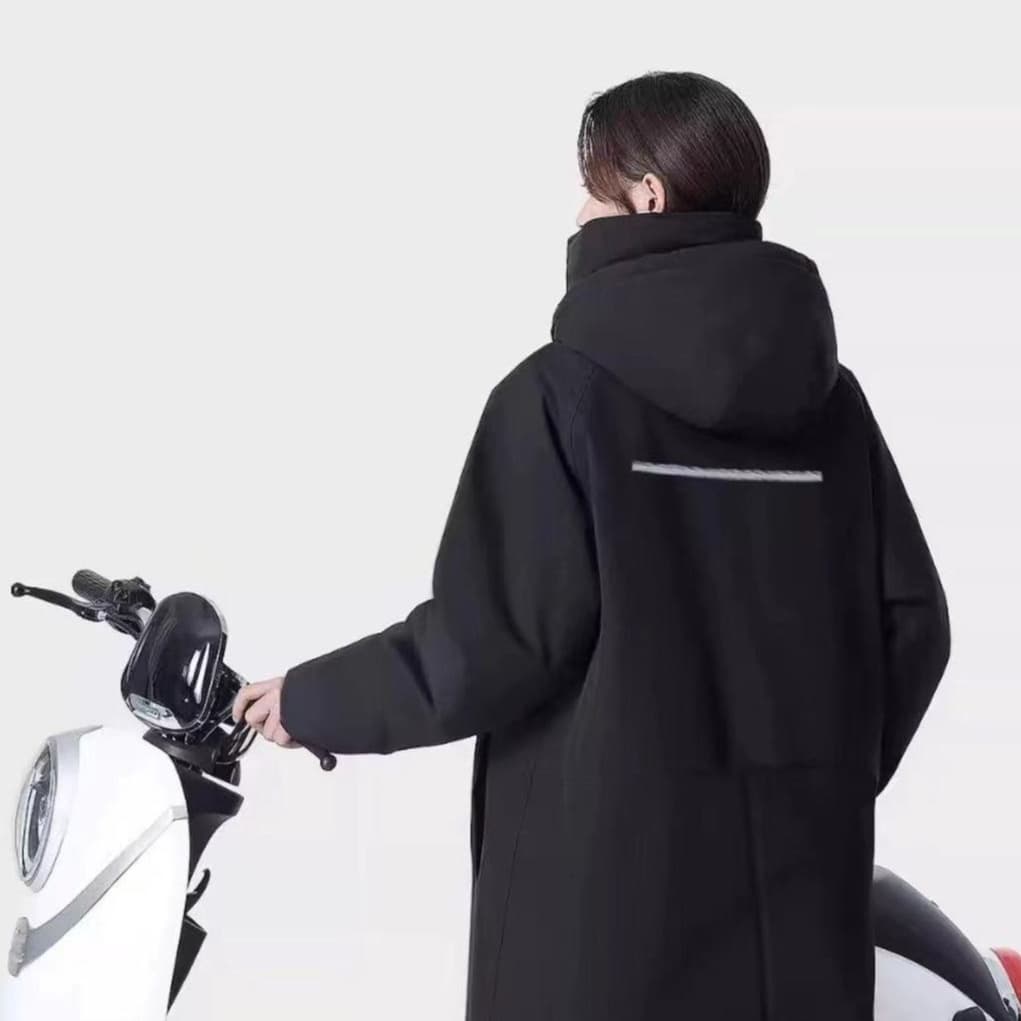 バイク ウェア 全天候型防寒ロングコート