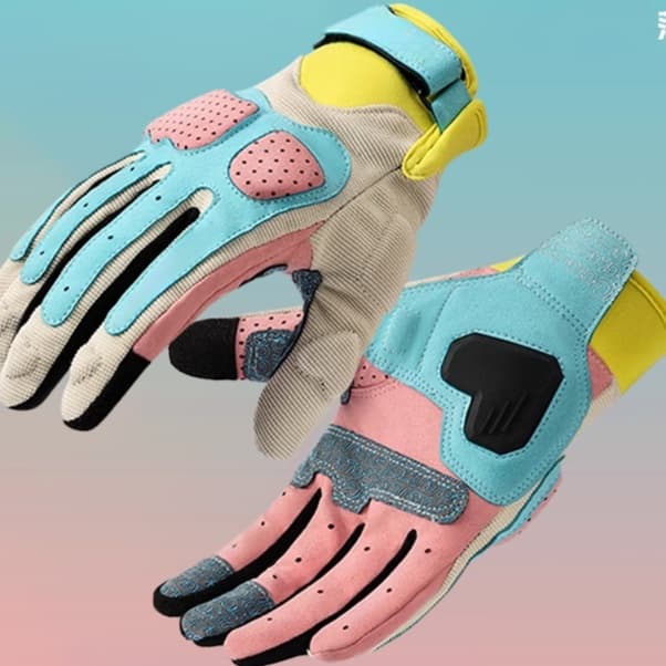 バイク ウェア ネオンイエロー サイクリンググローブ