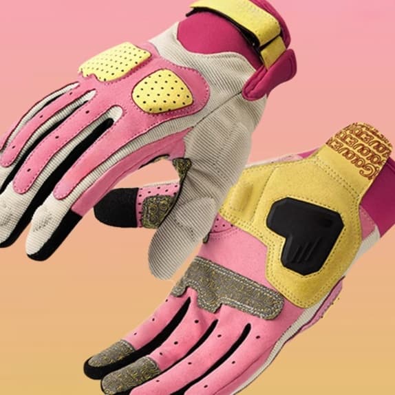 バイク ウェア ネオンイエロー サイクリンググローブ