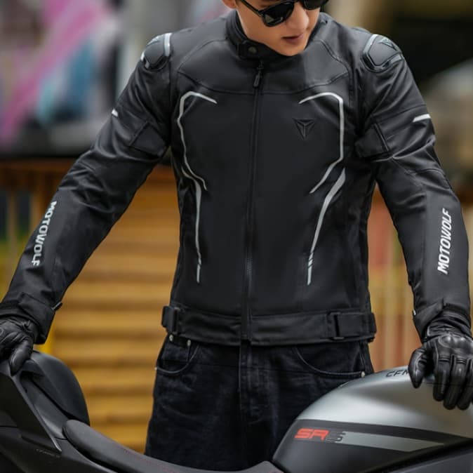 バイク ウェア プロテクト機能付き スポーツツーリングジャケット