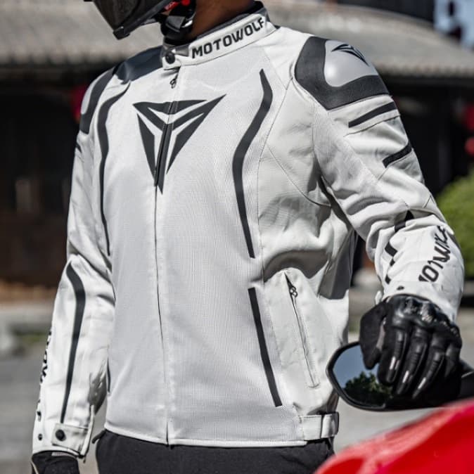 バイク ウェア モトウルフ 速騎士 プロテクション ライダージャケット