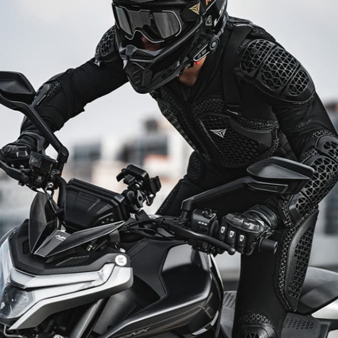 バイク ウェア モトウルフ 高機能プロテクター装備バイク用防具