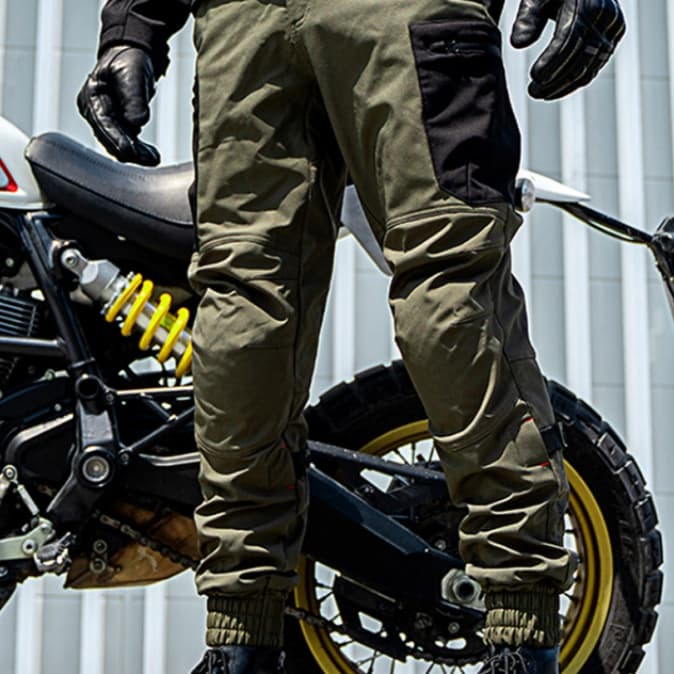 バイク ウェア 耐久性バイク用プロテクトパンツ