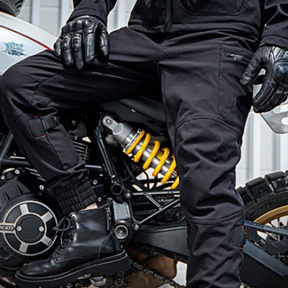 バイク ウェア 耐久性バイク用プロテクトパンツ