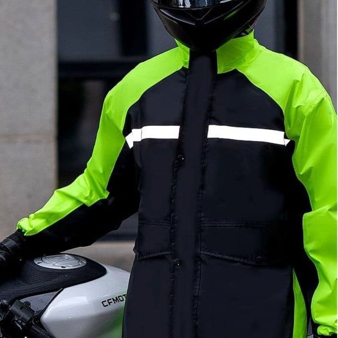 バイク ウェア バイク用防水安全レインスーツ
