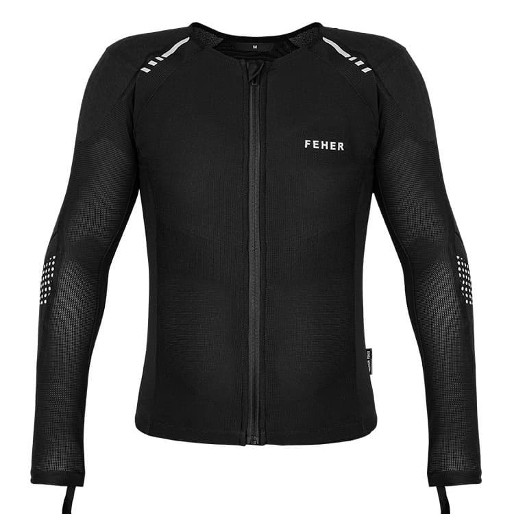 バイクウェア 夏用ライディングジャケット 通気孔搭載・伸縮素材・肘パッド内蔵 快適ツーリングモデル