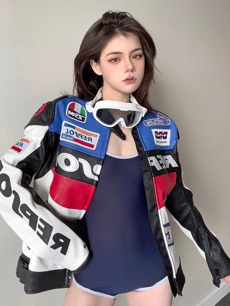 バイク ウェア レーシングスタイル モータースポーツ ジャケット