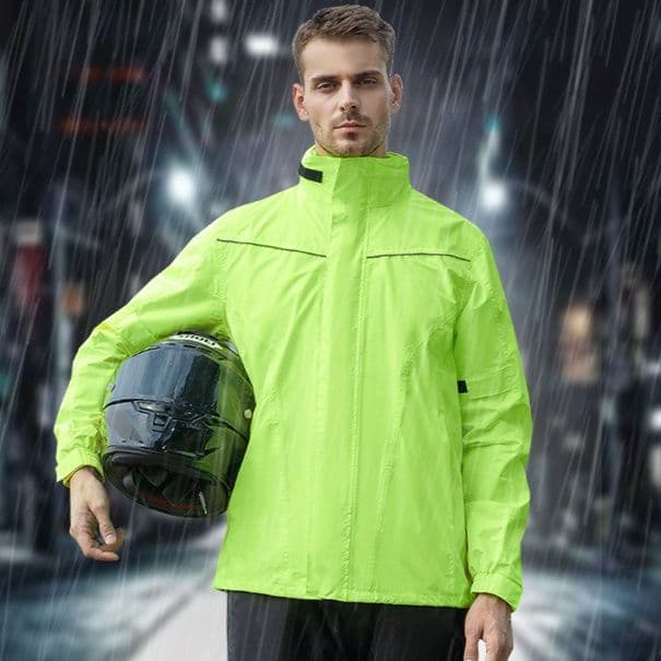 バイクウェア レインウェア 上下セット 耐摩耗・超防水・高透湿|雨の日でも快適なライディング雨具